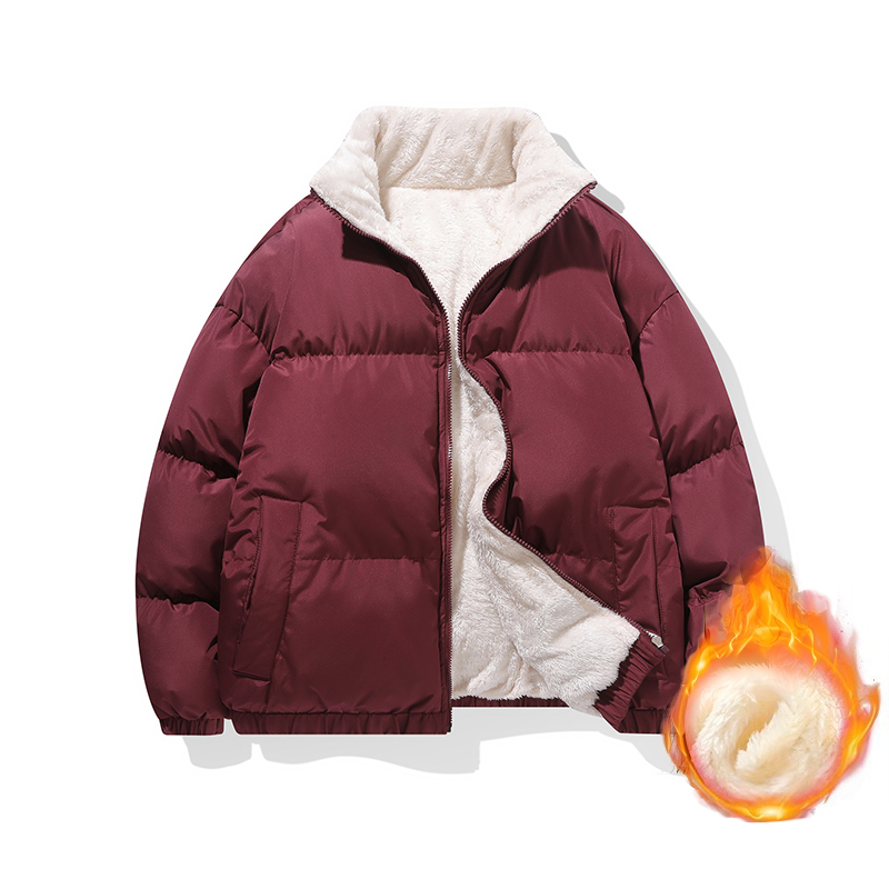 겨울따뜻한양털하이넥패딩기능성방수방풍숏잠바베이잉