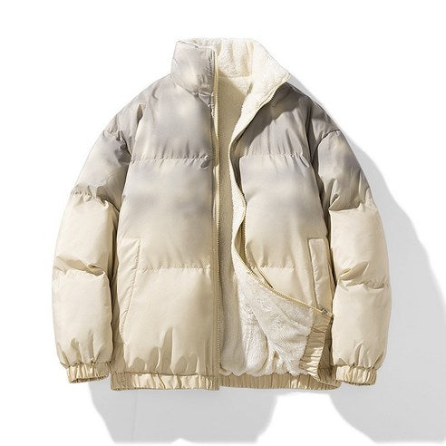 겨울따뜻한양털하이넥패딩기능성방수방풍숏잠바베이잉